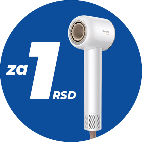 DREAME Robot usisivač D20 Pro Plus, crna + FEN ZA 1 RSD